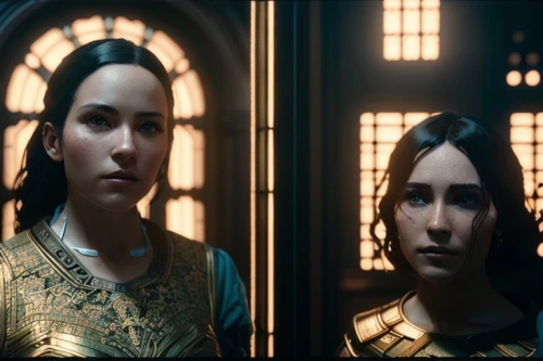katniss,film frames,cleopatra,ancient egyptian girl,digital compositing,mirror image,c-3po,cgi,mulan,art nouveau frames,mirrors,comparison,mary-gold,mother and daughter,color is changable in ps,trinity,golden frame,visual effect lighting,queen cage,artemisia