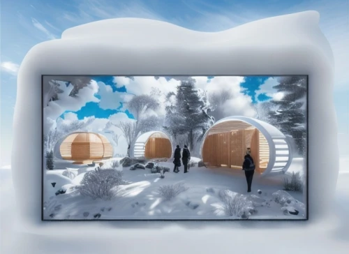 snowhotel,snow bales,snow shelter,igloo,alpine hut,cube stilt houses,ice hotel,inverted cottage,mountain huts,snow house,mountain hut,winter house,snow globes,yurts,snow roof,snow globe,christmas travel trailer,snowglobes,winter village,wood doghouse