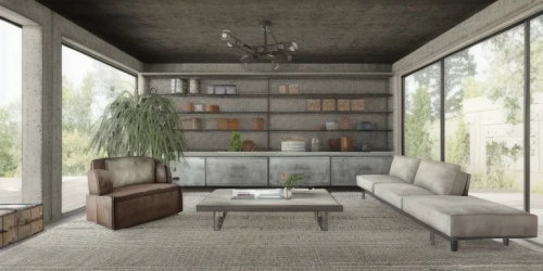 modern living room,mid century modern,living room,livingroom,3d rendering,contemporary decor,sitting room,home interior,interior modern design,mid century house,interior design,modern decor,modern room,an apartment,apartment lounge,concrete ceiling,family room,apartment,furniture,floorplan home