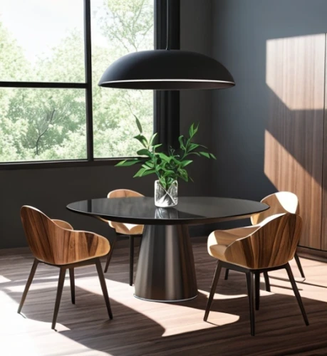danish furniture,dining table,dining room table,table lamp,table and chair,modern decor,wooden table,table lamps,kitchen & dining room table,folding table,contemporary decor,kitchen table,set table,daylighting,dining room,mid century modern,small table,black table,3d rendering,cuckoo light elke