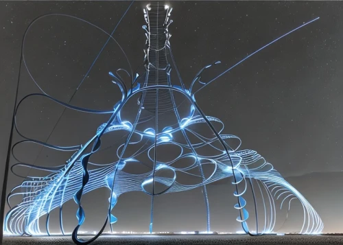 light drawing,drawing with light,neurons,electric arc,receptor,kinetic art,light art,artificial fly,phage,bacteriophage,copepod,biomechanical,constellation lyre,box jellyfish,bioluminescence,apophysis,electric tower,light paint,antennae,neural pathways