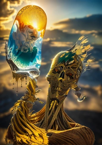 crystal ball-photography,glass sphere,3d fantasy,lensball,photo manipulation,fantasy picture,crystal ball,photomanipulation,world digital painting,fantasy art,flotsam and jetsam,fractalius,message in a bottle,surrealism,little planet,floating island,fantasy landscape,waterglobe,mother earth statue,god of the sea