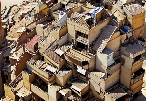 slum,blocks of houses,cube stilt houses,escher,cardboard boxes,cardboard,carton boxes,hanging houses,corrugated cardboard,stacked containers,cubic,house roofs,boxes,escher village,fragmentation,gaudí,stack of moving boxes,cubic house,building honeycomb,danbo