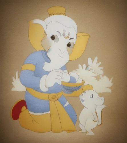 monkey family,cute cartoon image,white lion family,lord ganesha,ganesh,magnolia family,lord ganesh,cute cartoon character,ganpati,geppetto,dumbo,capricorn mother and child,fairytale characters,elephant's child,harmonious family,monkey with cub,fairy tale character,father frost,daisy family,ganesha