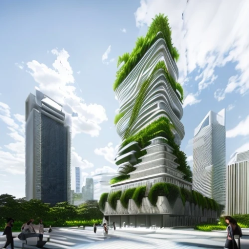 futuristic architecture,eco-construction,singapore,residential tower,singapore landmark,kangkong,urban design,growing green,smart city,electric tower,ecological sustainable development,eco hotel,cube stilt houses,green living,urban towers,skyscraper,sky space concept,sky ladder plant,futuristic landscape,environmental art
