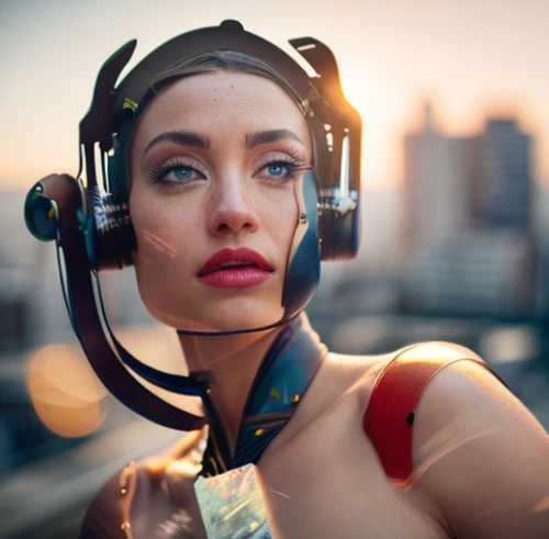 wireless headset,cyberpunk,wireless headphones,headset,retro woman,streampunk,transistor,headphone,steampunk,retro girl,wearables,bluetooth headset,headphones,headset profile,women in technology,cyborg,headsets,listening to music,retro women,audiophile