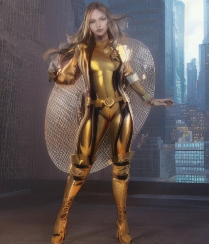 spider the golden silk,super heroine,gold wall,gold colored,sprint woman,gold spangle,goddess of justice,yellow-gold,golden egg,captain marvel,digital compositing,golden double,gold color,golden apple,golden ritriver and vorderman dark,solar,queen bee,symetra,cosplay image,metallic