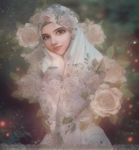 white rose snow queen,faery,rosa 'the fairy,fairy queen,faerie,elven flower,vintage angel,fairy tale character,suit of the snow maiden,vintage flowers,bridal clothing,rosa ' the fairy,eglantine,flower fairy,little girl fairy,wild roses,fantasy picture,bridal,jasmine blossom,miss circassian