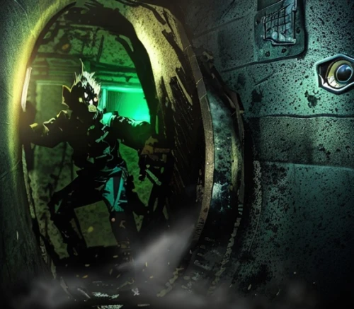 diving helmet,stargate,play escape game live and win,deep sea diving,aquanaut,gas mask,green lantern,green goblin,diving bell,porthole,doctor doom,contamination,diving mask,engine room,autoclave,key-hole captain,creepy doorway,gas welder,welder,mine shaft
