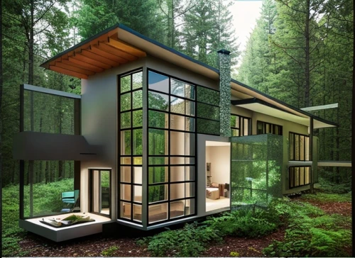 cubic house,house in the forest,eco-construction,inverted cottage,tree house,timber house,small cabin,cube house,tree house hotel,cube stilt houses,eco hotel,frame house,modern house,treehouse,smart house,wooden house,modern architecture,smart home,green living,wooden sauna
