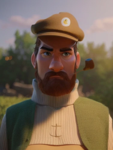 male character,east-european shepherd,park ranger,pilgrim,sultan,grenadier,ranger,main character,conquistador,monkey soldier,the sandpiper general,farmer,scot,beard,scout,skipper,soldier,vendor,francisco,merchant