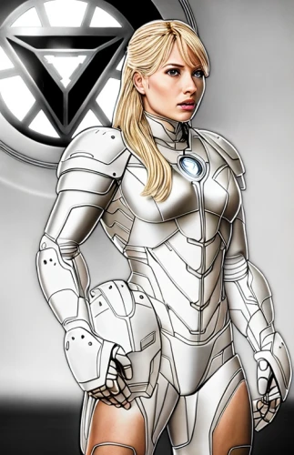 silver,super heroine,war machine,kryptarum-the bumble bee,ronda,female warrior,silver coin,cyborg,silver arrow,merc,superhero background,breastplate,silver pieces,comic character,goddess of justice,gear shaper,armored,biomechanical,vector girl,protective suit