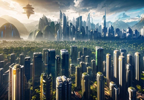 futuristic landscape,metropolis,terraforming,alien world,valerian,alien planet,fantasy city,futuristic architecture,ancient city,sci - fi,sci-fi,skyscrapers,dystopian,sci fi,utopian,fantasy landscape,sky city,full hd wallpaper,skyscraper town,skycraper
