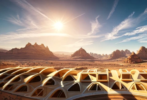 desert desert landscape,futuristic landscape,desert landscape,desert planet,timna park,libyan desert,the desert,desert,solar cell base,wadi rum,badlands,monument valley,moon valley,arid landscape,radiator springs racers,desert background,desert racing,alien world,dubai desert,flaming mountains