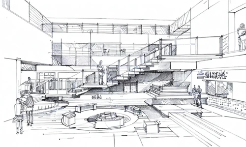 house drawing,architect plan,school design,archidaily,arq,multistoreyed,kirrarchitecture,technical drawing,3d rendering,modern office,core renovation,interior modern design,line drawing,an apartment,loft,penthouse apartment,office line art,kitchen design,offices,floorplan home