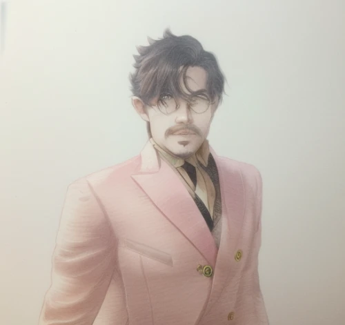 man in pink,the pink panther,tony stark,pink lady,pink panther,wedding suit,pink tie,suit of spades,pompadour,kojima,3d man,frock coat,napoleon iii style,pink background,the suit,pink,pink double,gentlemanly,suit actor,men's suit
