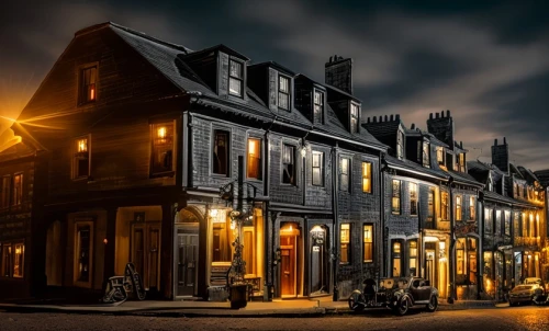 row houses,french quarters,new orleans,townhouses,victorian,quebec,row of houses,honfleur,the cobbled streets,townscape,old houses,old town house,montreal,gas lamp,historic old town,victorian style,old town,victorian house,houses silhouette,wooden houses