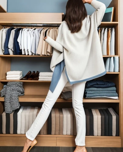 walk-in closet,women's closet,woman hanging clothes,menswear for women,long-sleeved t-shirt,women clothes,women's clothing,garment racks,clothes-hanger,closet,lisaswardrobe,folding rule,linen,clothes,clothes hanger,leggings,cardigan,clotheshorse,neutral color,woman shopping