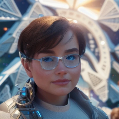 librarian,valerian,maya,female doctor,ursa,biologist,scifi,kosmea,with glasses,mako,cyber glasses,fuki,cg artwork,futuristic,scientist,juno,sci - fi,sci-fi,mesa,uhd