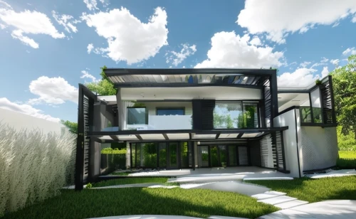 3d rendering,modern house,landscape design sydney,landscape designers sydney,render,modern architecture,garden elevation,garden design sydney,cubic house,luxury home,3d rendered,frame house,house drawing,eco-construction,cube house,residential house,luxury property,smart house,3d render,build by mirza golam pir