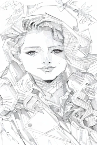 snow drawing,crumpled paper,game drawing,camera drawing,ice queen,scrap paper,illustrator,girl drawing,angel line art,head woman,pencil and paper,scribble lines,drawing mannequin,digital drawing,transistor,the snow queen,vector girl,paper white,ice,rough paper