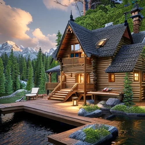 the cabin in the mountains,log home,summer cottage,house with lake,house in mountains,house in the mountains,log cabin,house in the forest,house by the water,small cabin,cottage,beautiful home,wooden house,floating huts,chalet,home landscape,pool house,inverted cottage,tree house hotel,summer house