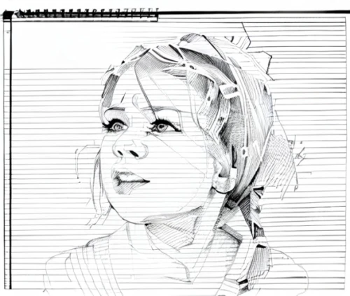 lindsey stirling,comic halftone woman,line drawing,cd cover,wireframe,mono-line line art,wireframe graphics,sheet drawing,mono line art,frame drawing,camera drawing,line-art,girl-in-pop-art,girl drawing,image scanner,star line art,comic halftone,graph paper,pencil frame,illustrator