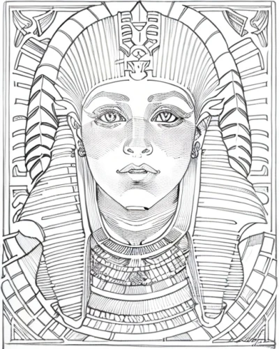 ancient egyptian girl,cleopatra,art deco woman,horus,pharaonic,pharaoh,coloring page,tutankhamun,coloring pages,tutankhamen,sphinx pinastri,priestess,female symbol,ancient egyptian,ancient egypt,egyptology,ramses ii,king tut,pharaohs,dahshur