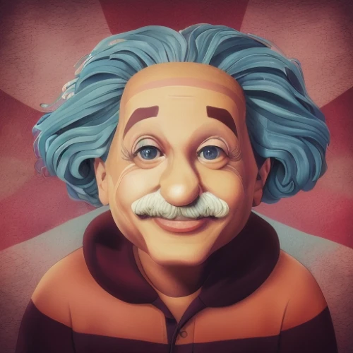 albert einstein,einstein,geppetto,theory of relativity,cartoon doctor,professor,theoretician physician,digital painting,world digital painting,cg artwork,caricaturist,scandia gnome,electron,caricature,dr,vector illustration,portrait background,custom portrait,photoshop school,digital art