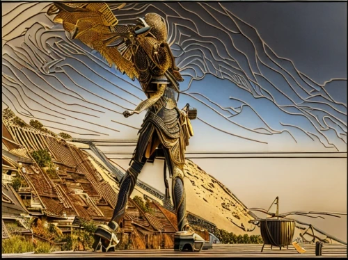 woman of straw,lady justice,figure of paragliding,celtic harp,scarecrow,sun dial,sundial,miner,mother earth statue,brigantine,steel sculpture,el salvador dali,woman sculpture,harp player,pilgrim,capelin,straw man,mobile sundial,scrap collector,public art