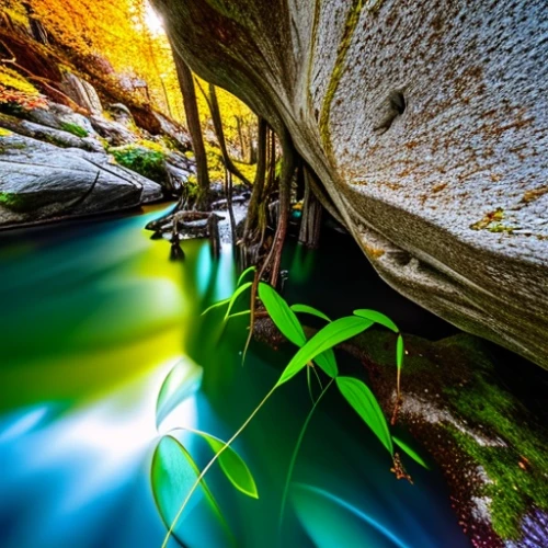 narrows,fairyland canyon,green waterfall,art forms in nature,rock bridge,colorful water,ravine,nature art,suspended leaf,natural arch,slot canyon,green water,background colorful,flowing creek,cave on the water,green wallpaper,chlorophyll,colorful background,rock erosion,flowing water