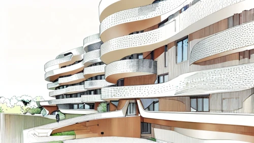 balconies,facade panels,apartment building,kirrarchitecture,block balcony,apartment block,building honeycomb,appartment building,arhitecture,3d rendering,residential tower,apartment blocks,condominium,glass facade,archidaily,apartment buildings,wooden facade,bulding,residences,facade insulation