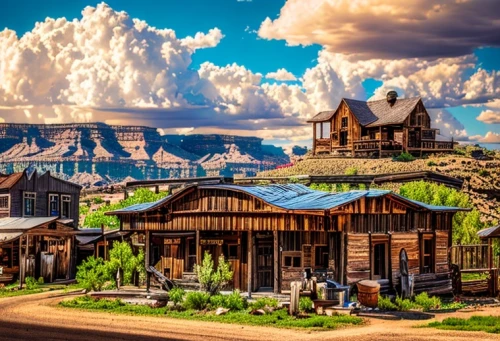 wild west hotel,wild west,mountain village,sedona,mountain settlement,wooden houses,american frontier,virginia city,deadwood,popeye village,colorado,log home,western,house in the mountains,arizona,alpine village,albuquerque,aurora village,butte,grand canyon