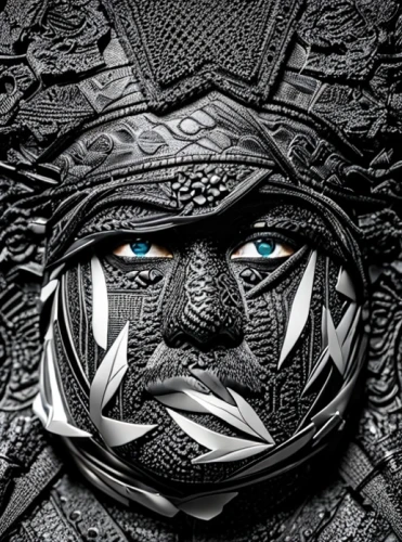maori,garuda,samurai,poseidon god face,warlord,tribal,black dragon,barong,tribal chief,lion head,puli,emperor,theyyam,tribal masks,vader,lion capital,norse,fractalius,samurai fighter,genghis khan