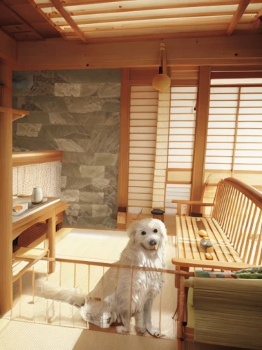 japanese-style room,ryokan,dog house frame,hanok,wooden sauna,dog house,dog frame,japanese terrier,summer cottage,small cabin,sauna,cabin,chalet,wooden roof,outdoor dog,dog cafe,tatami,wood doghouse,inverted cottage,wooden decking
