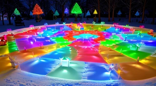 inflatable pool,ice rink,water cube,polar lights,artificial ice,colored lights,colorful water,party lights,underwater playground,outdoor pool,dug-out pool,ice landscape,the holiday of lights,thermal spring,white water inflatables,diamond lagoon,swim ring,ice castle,light art,infinity swimming pool