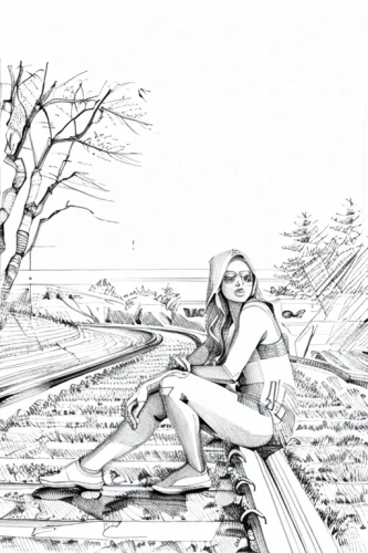 girl sitting,the girl at the station,girl drawing,woman sitting,pencil art,mono-line line art,girl lying on the grass,pencil drawings,pencil drawing,fashion illustration,line-art,summer line art,coloring page,girl in the garden,girl with tree,line drawing,girl on the river,pencil frame,girl in a long,charcoal drawing