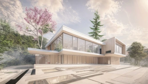 modern house,timber house,dunes house,3d rendering,archidaily,eco-construction,cubic house,modern architecture,residential house,wooden house,house in the forest,cube house,render,mid century house,arq,housebuilding,smart house,inverted cottage,frame house,danish house