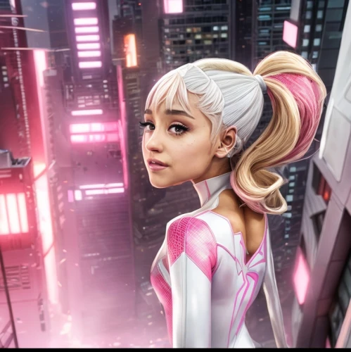 sweetener,cg artwork,metropolis,barbie,pixie-bob,platinum,superhero background,wig,barbie doll,pixie,cute cartoon character,city ​​portrait,angel girl,rapunzel,concept art,background images,futuristic,digital compositing,zoom background,pink beauty,Common,Common,Commercial,Common,Common,Commercial