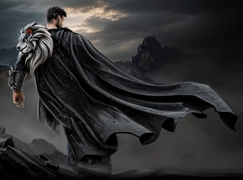 celebration cape,god of thunder,caped,heroic fantasy,superhero background,litecoin,king of the ravens,cape,digital compositing,superman,biblical narrative characters,cloak,figure of justice,photo manipulation,vax figure,fantasy picture,photomanipulation,hooded man,photoshop manipulation,thor,Common,Common,Film,Common,Common,Film