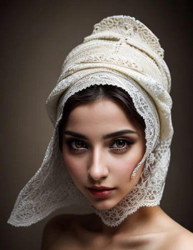 beautiful bonnet,turban,indian bride,headscarf,white fur hat,bridal accessory,veil,bridal veil,bridal clothing,bonnet,islamic girl,the hat of the woman,girl in cloth,woman's hat,headdress,asian conical hat,muslim woman,cloche hat,girl with cloth,the angel with the veronica veil,Common,Common,Natural,Common,Common,Natural