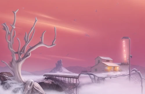 futuristic landscape,cartoon video game background,ice planet,post-apocalyptic landscape,barren,fairy chimney,fantasy landscape,backgrounds,panoramical,alien planet,industrial landscape,alien world,mushroom landscape,purple landscape,ghost forest,planet alien sky,aurora village,terraforming,swampy landscape,lunar landscape