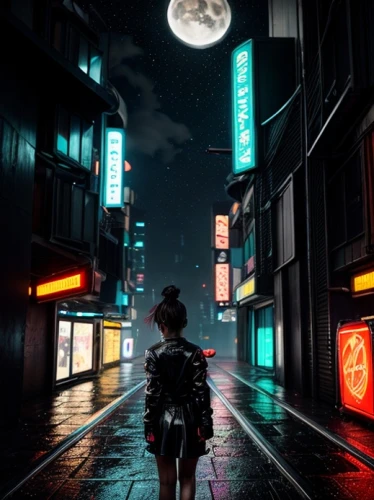 tokyo,tokyo city,kyoto,shinjuku,osaka,cyberpunk,shibuya,harajuku,girl walking away,asakusa,tokyo ¡¡,night scene,night image,japan,lunar,moon walk,ginza,night photo,taipei,night time,Common,Common,Film,Common,Common,Film,Common,Common,Film