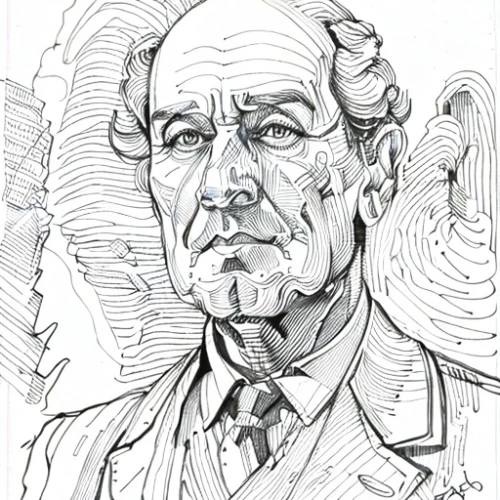 adenauer,roy lichtenstein,jrr tolkien,strauss,c m coolidge,dahl,charles cháplin,alejandro vergara blanco,lokportrait,elderly man,sculptor ed elliott,romanescu,ervin hervé-lóránth,picasso,george paris,hitchcock,red auerbach,george ribbon,theoretician physician,count of faber castell