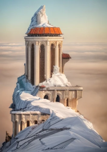 saint isaac's cathedral,greek temple,russian pyramid,säntis,marble palace,stalin skyscraper,peter-pavel's fortress,observatory,ice castle,the russian border mountains,summit castle,buzludzha,temple of christ the savior,snow roof,cloud towers,ancient greek temple,basil's cathedral,russian winter,snowhotel,cloud mountain