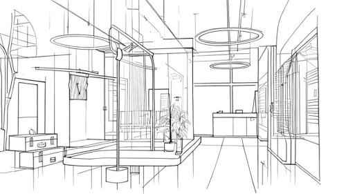 store fronts,line drawing,office line art,hallway space,outlines,daylighting,interiors,mono-line line art,school design,core renovation,working space,kirrarchitecture,kitchen design,house drawing,wireframe,offices,circular staircase,study room,mono line art,archidaily