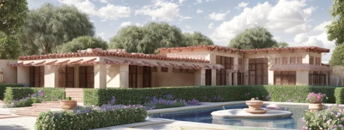 3d rendering,persian architecture,roman villa,luxury property,alhambra,bendemeer estates,render,build by mirza golam pir,hacienda,model house,garden elevation,house with caryatids,luxury home,private house,holiday villa,residential house,landscape designers sydney,provencal life,villa balbiano,pool house