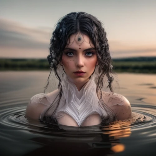 water nymph,rusalka,water rose,water lotus,girl on the river,mystical portrait of a girl,siren,water-the sword lily,the sea maid,fantasy portrait,water creature,in water,submerged,celtic queen,lily water,photoshoot with water,immersed,the blonde in the river,the body of water,the night of kupala,Common,Common,Fashion,Common,Common,Fashion
