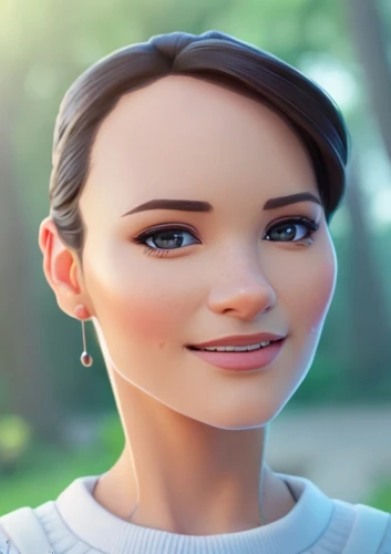 tiana,cgi,princess leia,maya,3d model,katniss,natural cosmetic,jane austen,animated cartoon,cg,pocahontas,kim,ai,elsa,audrey,mulan,3d rendered,doll's facial features,disney character,daisy 2,Common,Common,Cartoon,Common,Common,Cartoon