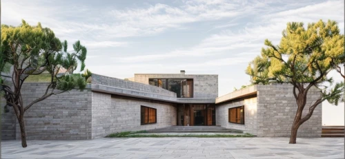 modern house,dunes house,modern architecture,stone house,roof landscape,folding roof,stucco wall,residential house,bendemeer estates,brick house,archidaily,contemporary,house shape,chinese architecture,timber house,large home,two story house,slate roof,roof tile,paved square,Architecture,General,Modern,Classical Whimsy,Architecture,General,Modern,Classical Whimsy